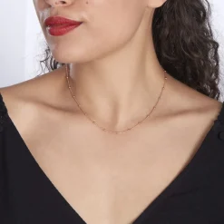 Histoire d'Or Collier Elea argent rose New