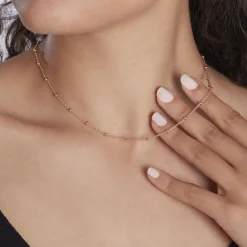 Histoire d'Or Collier Elea argent rose New