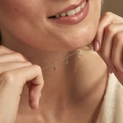 Histoire d'Or Collier Electra Argent Blanc New