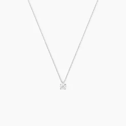 Histoire d'Or Collier Elfa Or Blanc Diamant Discount