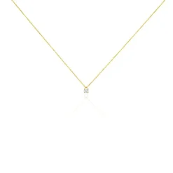 Histoire d'Or Collier Elfa Or Jaune Diamant Discount
