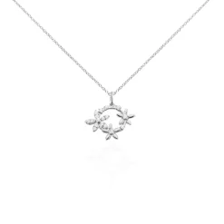 Histoire d'Or Collier Elinia Argent Blanc Oxyde De Zirconium Outlet