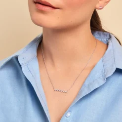 Histoire d'Or Collier Elixanne Argent Blanc Oxyde De Zirconium Online