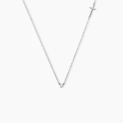 Histoire d'Or Collier Eloa Argent Blanc Oxyde De Zirconium Sale