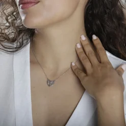 Histoire d'Or Collier Elwenn argent blanc Discount