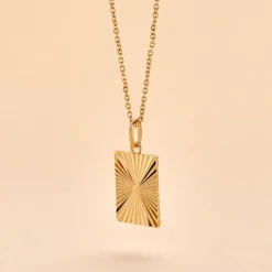 Histoire d'Or Collier Embrasement Plaqué Or Jaune Sale