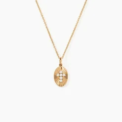 Histoire d'Or Collier Embrasement Plaqué Or Jaune Oxyde De Zirconium Outlet