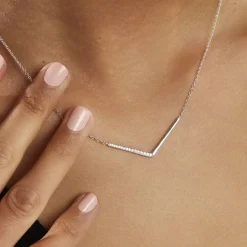 Histoire d'Or Collier Emea Argent Blanc Oxyde De Zirconium Outlet