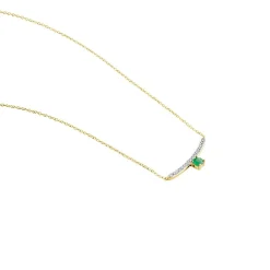 Histoire d'Or Collier Emeald Is The New Black Or Jaune Emeraude Diamant New