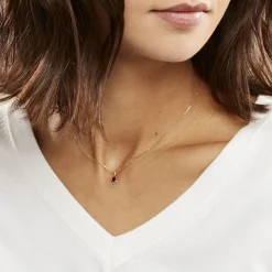 Histoire d'Or Collier Emotion Diamant or jaune rubis Best