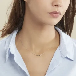 Histoire d'Or Collier Enid Or Blanc Diamant Sale
