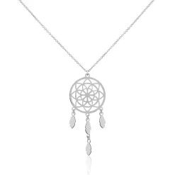 Histoire d'Or Collier Enola Argent Blanc
