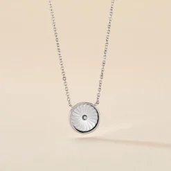 Histoire d'Or Collier Erina Argent Blanc Nacre Oxyde De Zirconium argent blanc nacre blanc Online