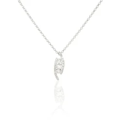 Histoire d'Or Collier Eternite Or Blanc Diamant Outlet