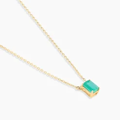 Histoire d'Or Collier Ethalyn Or Jaune Emeraude Outlet