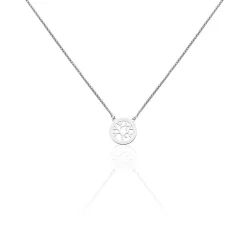 Histoire d'Or Collier Ethna Argent Blanc