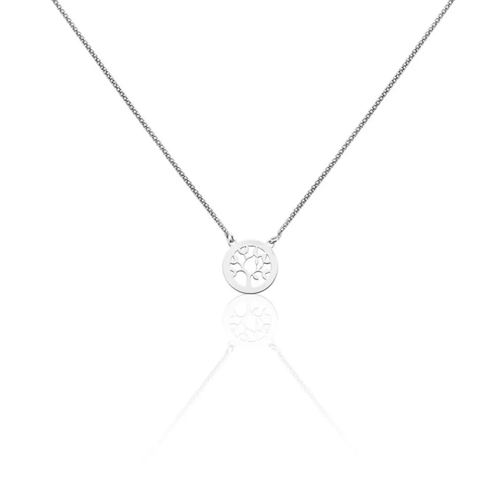 Histoire d'Or Collier Ethna Argent Blanc