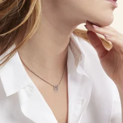 Histoire d'Or Collier Ethna Argent Blanc