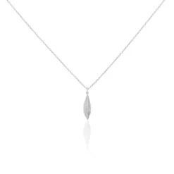 Histoire d'Or Collier Euriell Argent Blanc Hot