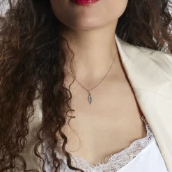 Histoire d'Or Collier Euriell Argent Blanc Hot