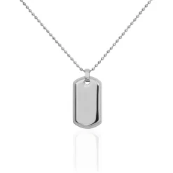 Histoire d'Or Collier Eutrope Acier Blanc