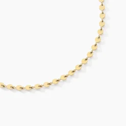 Histoire d'Or Collier Eva Acier Jaune New