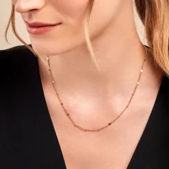 Histoire d'Or Collier Eva Acier Jaune Discount