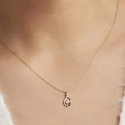 Histoire d'Or Collier Evana Or Jaune Oxyde De Zirconium Discount