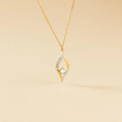 Histoire d'Or Collier Eye Or Jaune Oxyde De Zirconium Hot