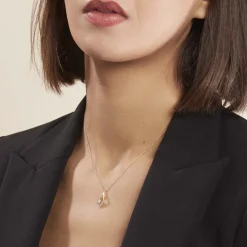 Histoire d'Or Collier Eye Or Jaune Oxyde De Zirconium Hot