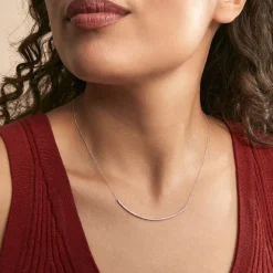 Histoire d'Or Collier Fanchette Or Blanc Diamant Online