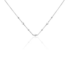 Histoire d'Or Collier Fancy Argent Blanc Outlet