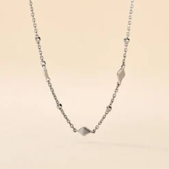 Histoire d'Or Collier Fancy Argent Blanc Outlet