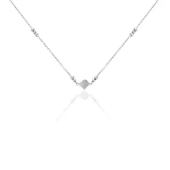 Histoire d'Or Collier Fancy Argent Blanc Hot