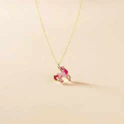 Histoire d'Or Collier Fantasila Cheval Or Jaune Hot