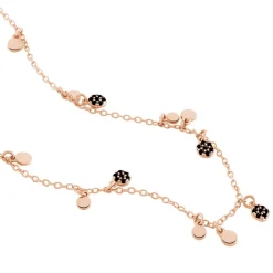 Histoire d'Or Collier Fares Argent Rose Spinelle Hot