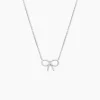 Histoire d'Or Collier Fatim Argent Blanc