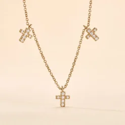 Histoire d'Or Collier Fatos Plaqué Or Jaune Oxyde De Zirconium Best