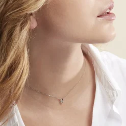 Histoire d'Or Collier Fedya Argent Blanc Sale