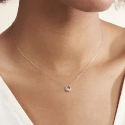 Histoire d'Or Collier Fidelia Or Blanc Diamant New