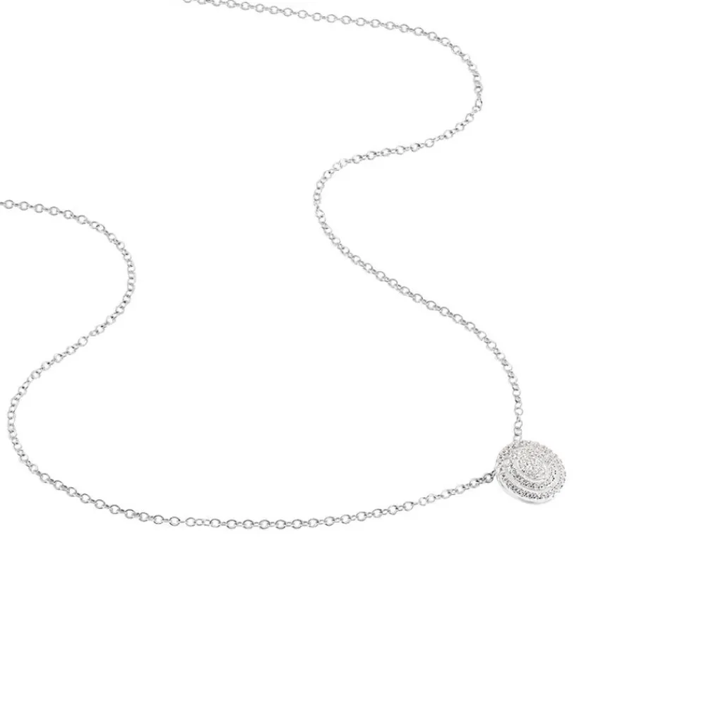 Histoire d'Or Collier Fidjy Argent Blanc Oxyde De Zirconium Sale
