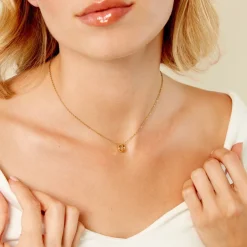 Histoire d'Or Collier Fino Acier Jaune