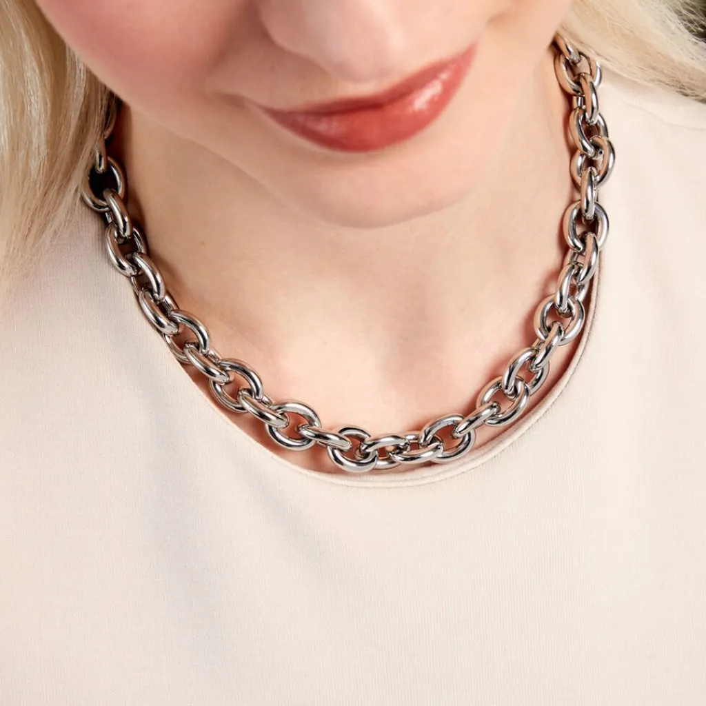 Histoire d'Or Collier Fira Acier Blanc Online