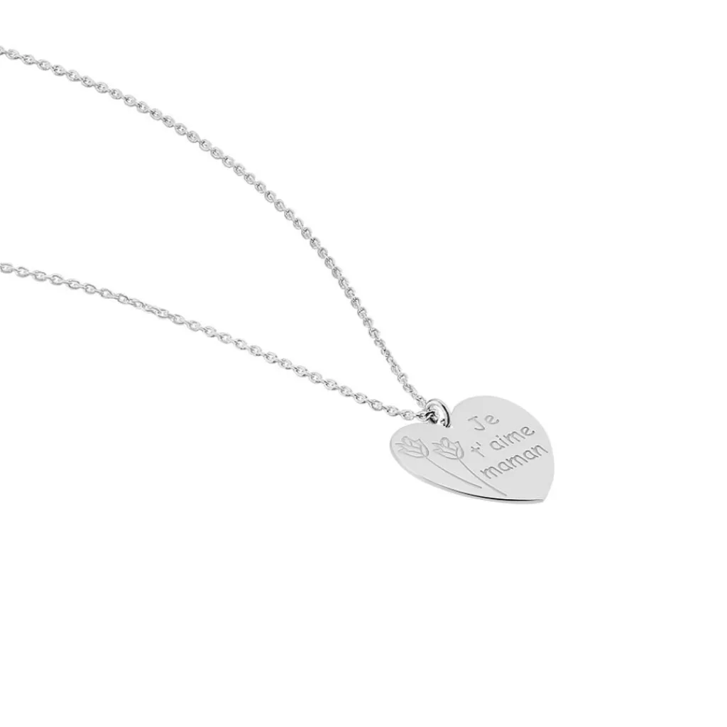 Histoire d'Or Collier Florine Argent Blanc Hot