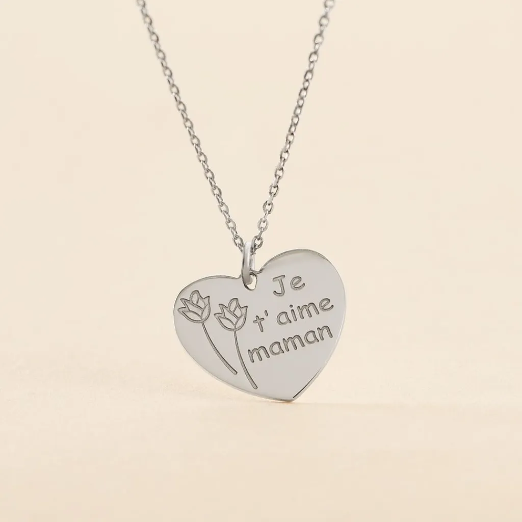 Histoire d'Or Collier Florine Argent Blanc Hot