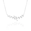 Histoire d'Or Collier Folia Argent Blanc Hot