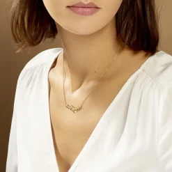 Histoire d'Or Collier Folia Plaqué Or Jaune Online