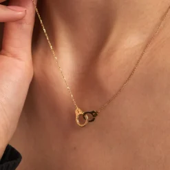 Histoire d'Or Collier Foma Or Jaune Oxyde De Zirconium Hot