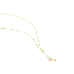 Histoire d'Or Collier Formev Or Bicolore Oxyde De Zirconium Sale