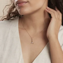 Histoire d'Or Collier Formev Or Bicolore Oxyde De Zirconium Sale